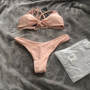 Orange Pink Bikini- M